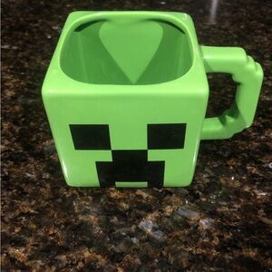Zak Designs Minecraft Sculpted Mug, Creeper
